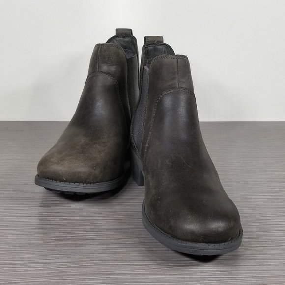 UGG Bonham Waterproof Chelsea Boot, Brown Leather, Womens Size 5.5 M / 36.5 - Picture 4 of 12